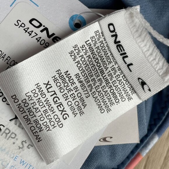 NEW ONeill Womens XL Jadia Floral Long Beach Bikini Bottom Cheeky Coverage - Picture 4 of 8